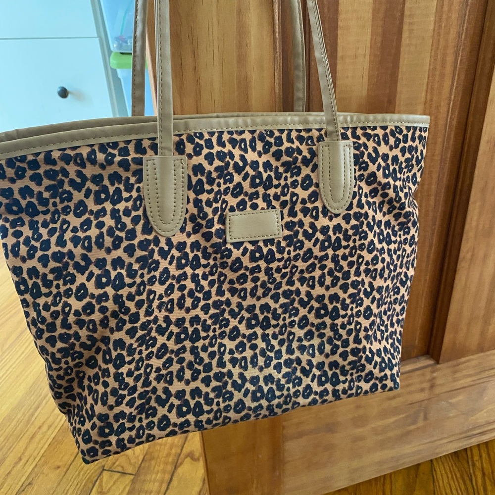 Leopard Print Tote Bag